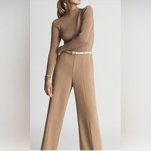 Reiss $610 NWT Clarissa Hybrid Jumpsuit in Camel